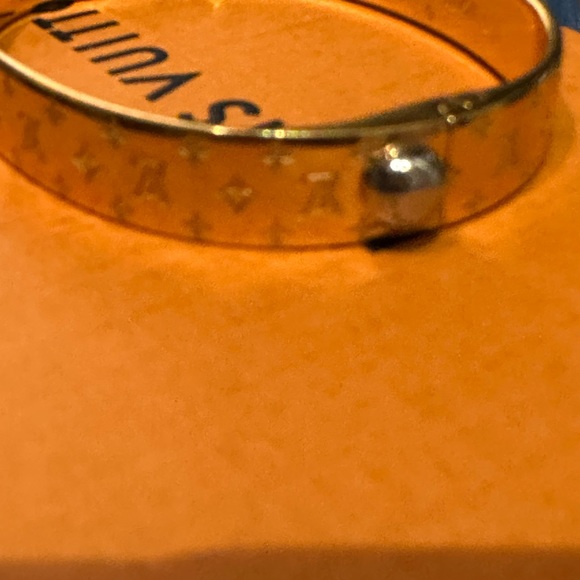Louis Vuitton Brass Nanogram cuff 💕 - Picture 8 of 13